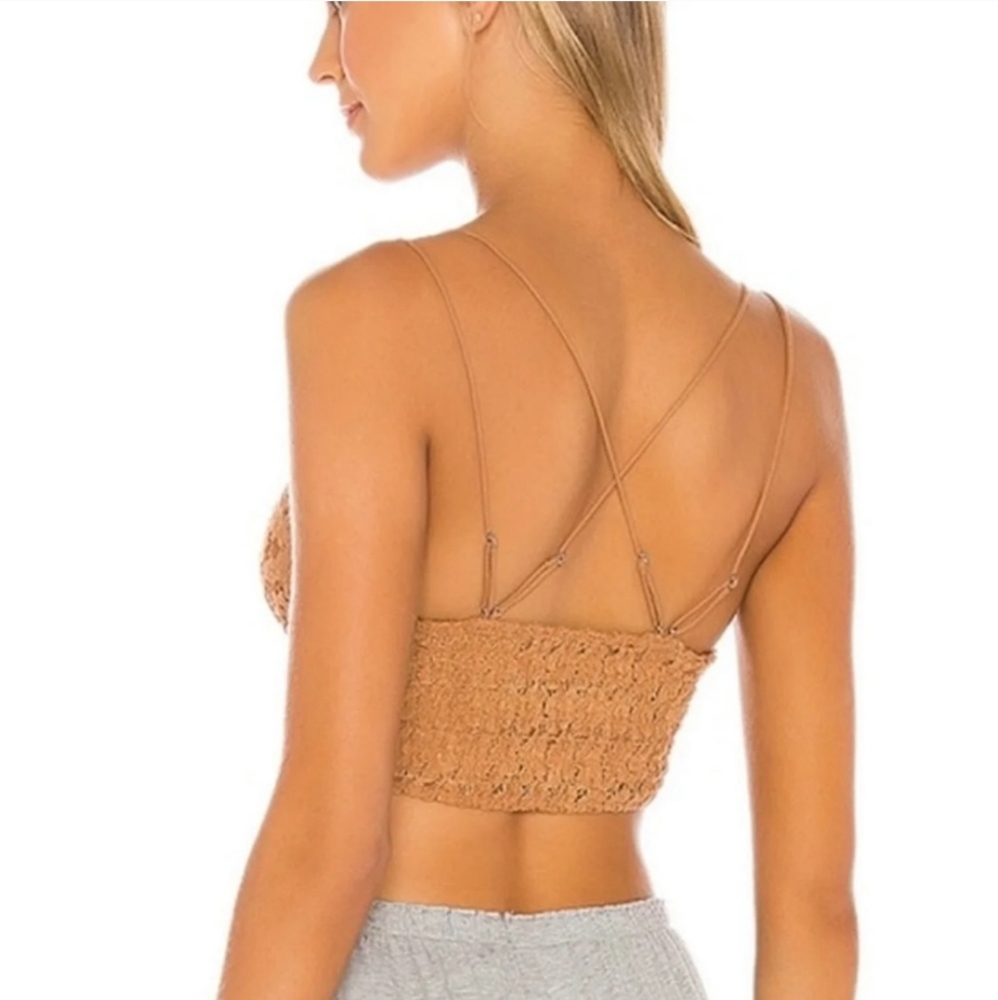 FREE PEOPLE Celine Velvet Lace Bralette NWOT - SMALL - Picture 8 of 11